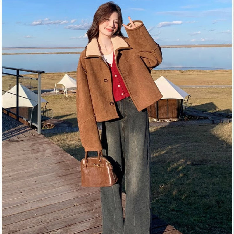 ボアブルゾンリバーシブルジャケット