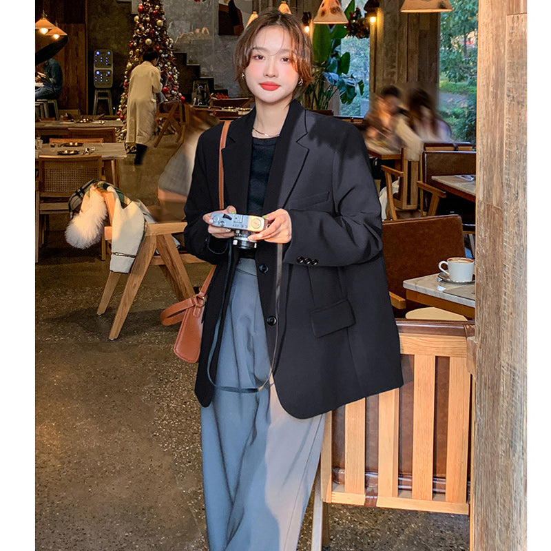 【即納】オーバーサイズブラックジャケット