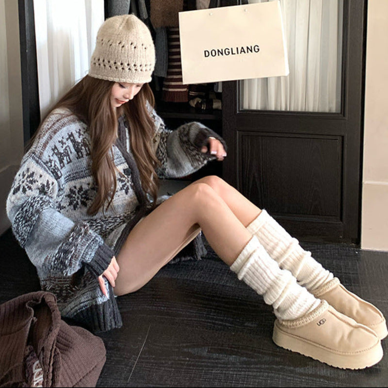 ノルディックカシミヤブレンドカーディガン