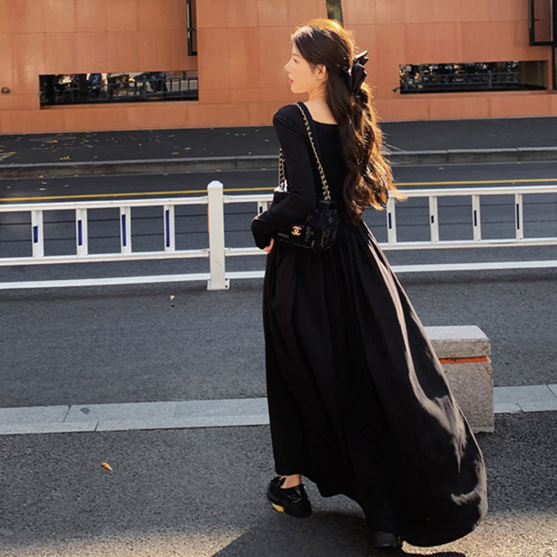 ブラックロングワンピース