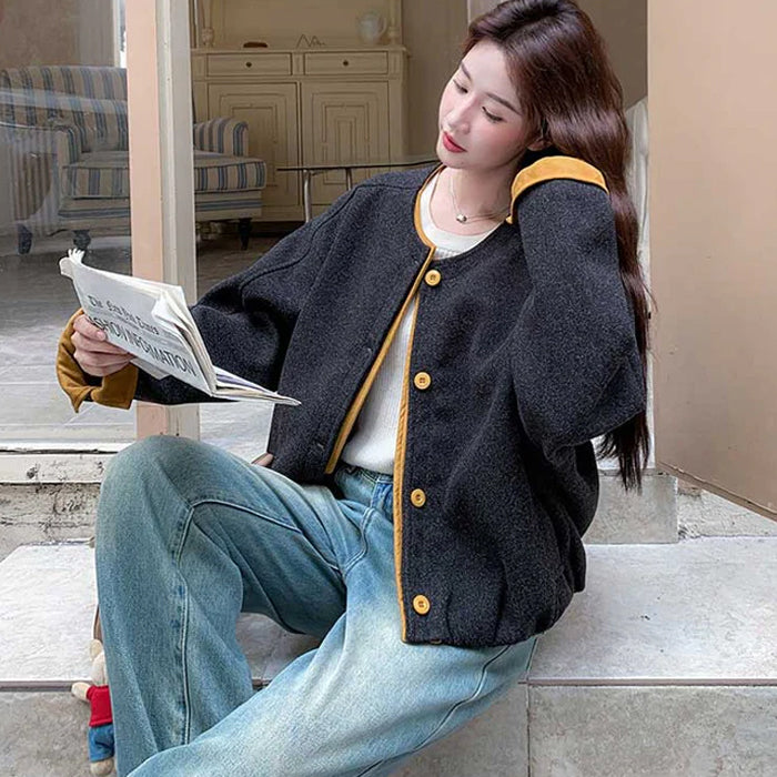 パイピングメルトンブルゾン