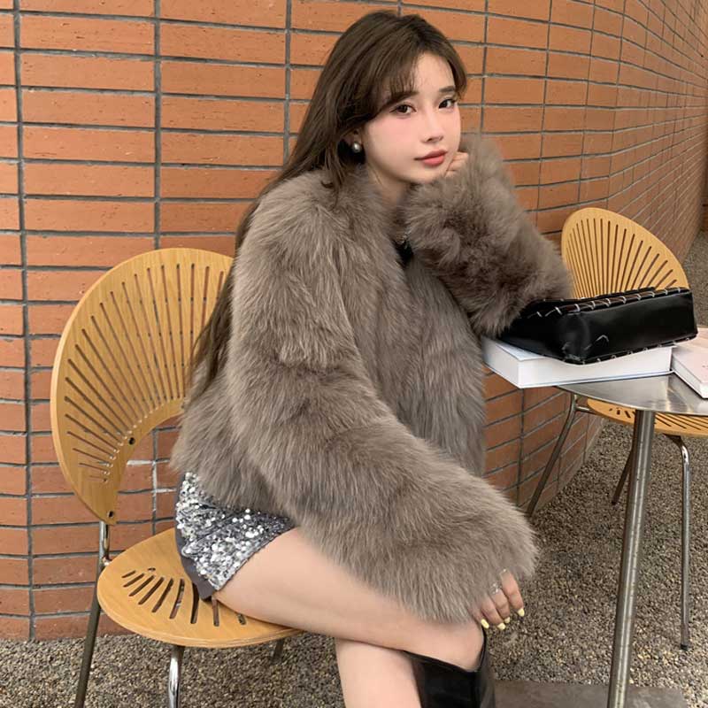 ロングシャギーショートコート(4colors)