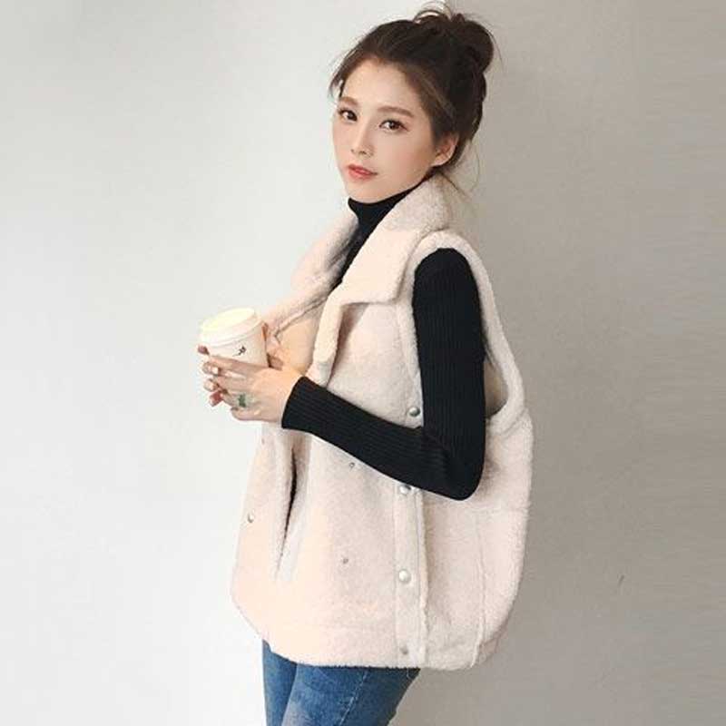 ビッグラペルボアベスト(2colors)