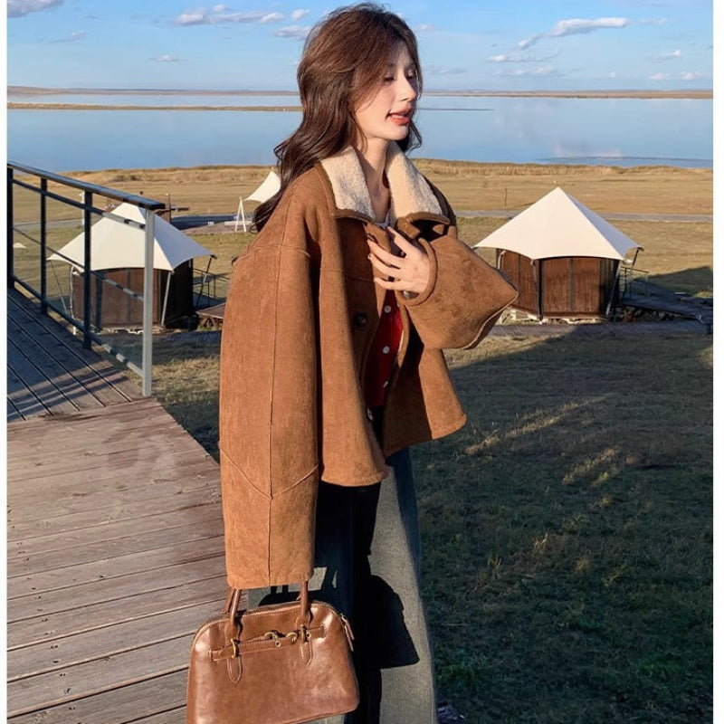 ボアブルゾンリバーシブルジャケット