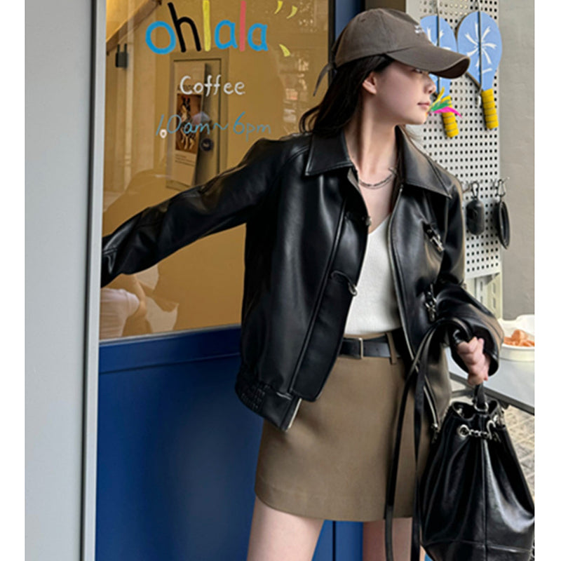 ブラックレザージャケット