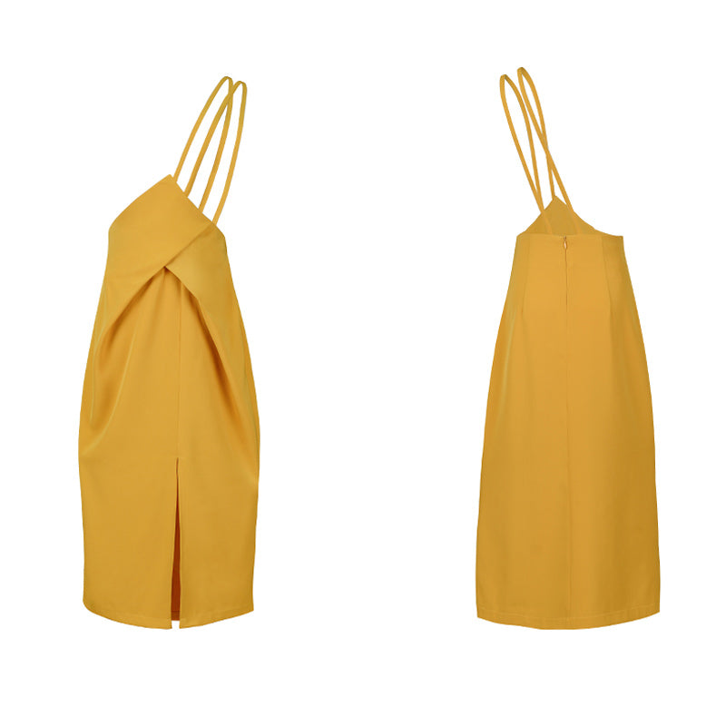 アシンメトリーストラップスカート(3colors)