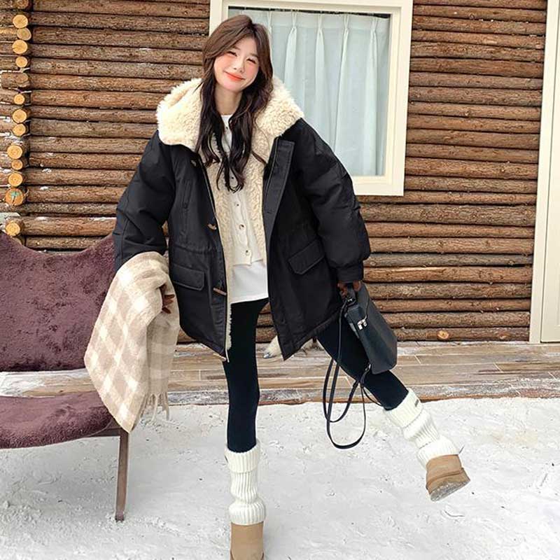 ボアフード中綿コート(3colors)