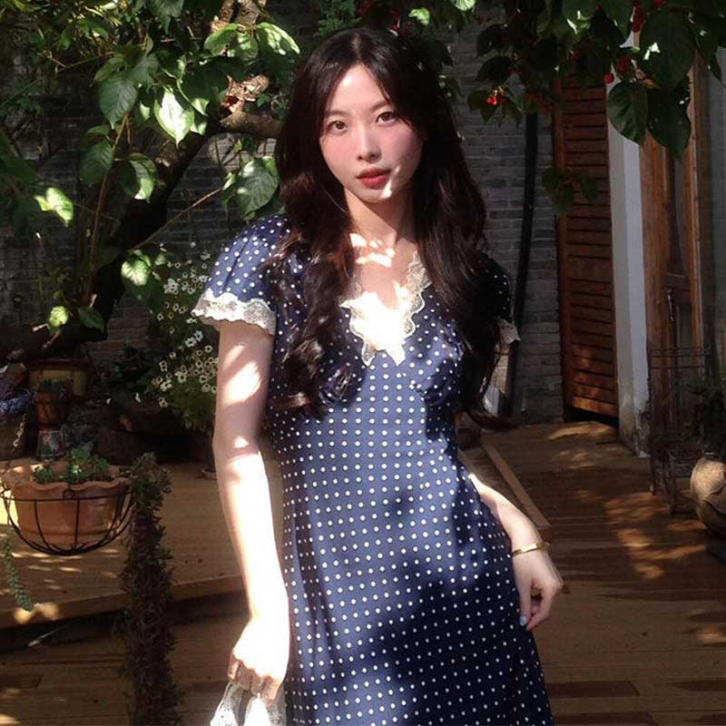 クラシックドットワンピース