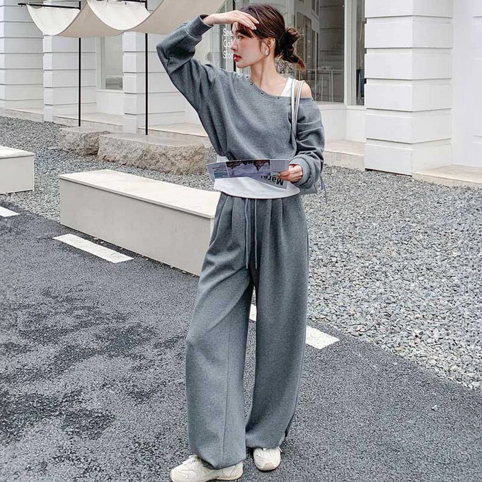 ルーズスウェットセットアップ