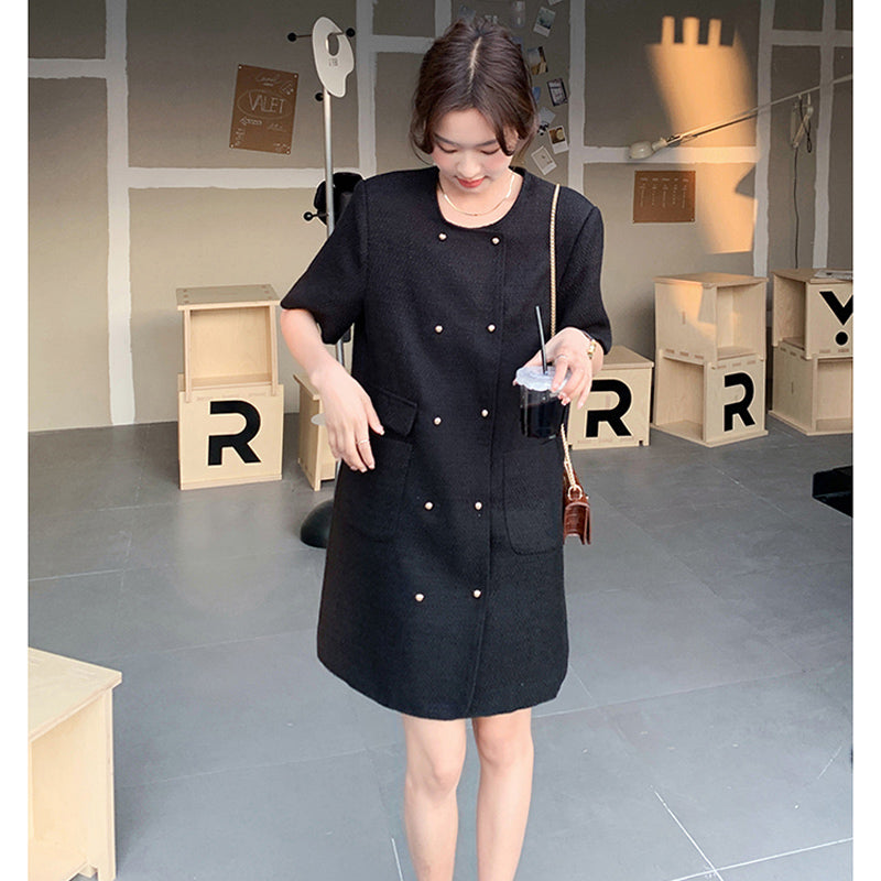 ダブルボタンジャケットワンピース
