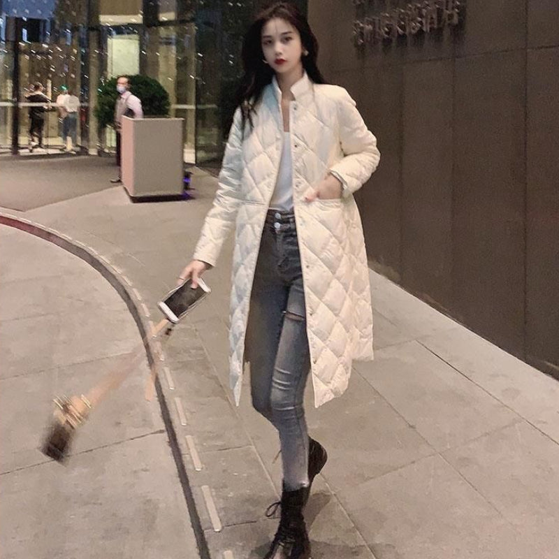 スタンドカラーキルティングコート(2colors)