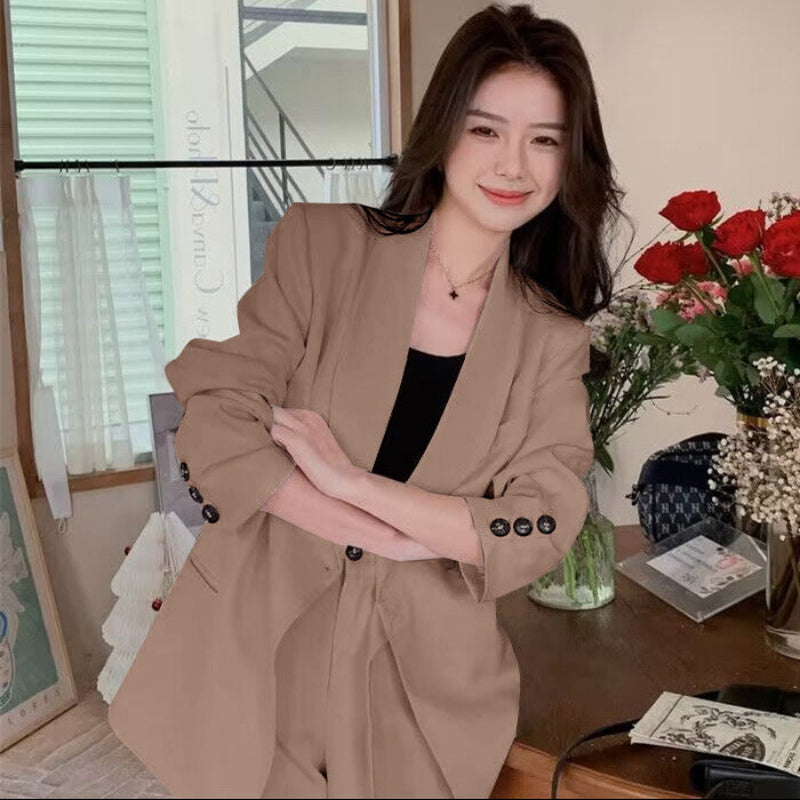 ショールカラーベルトデザインジャケット(4colors)