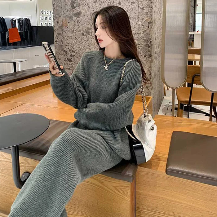 リブニットセットセットアップ