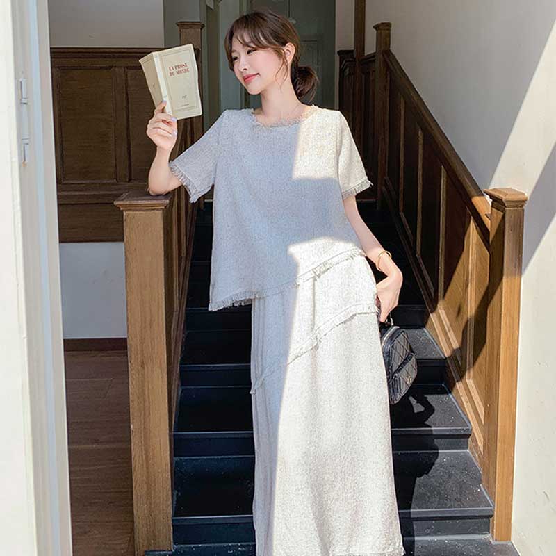 アシンメトリーフリンジセットアップ