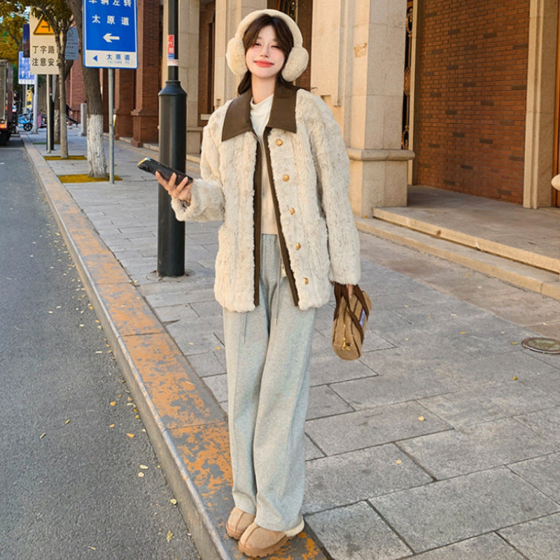 ブラウントリムファージャケット