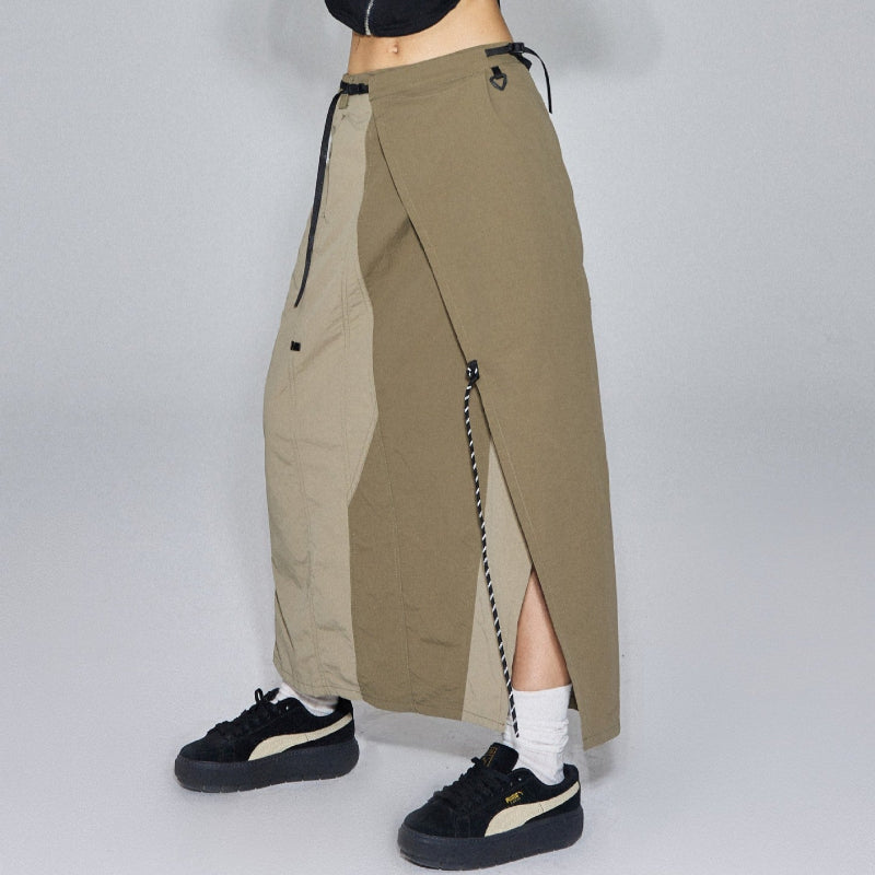 アシンメトリーワークスカート(2colors)