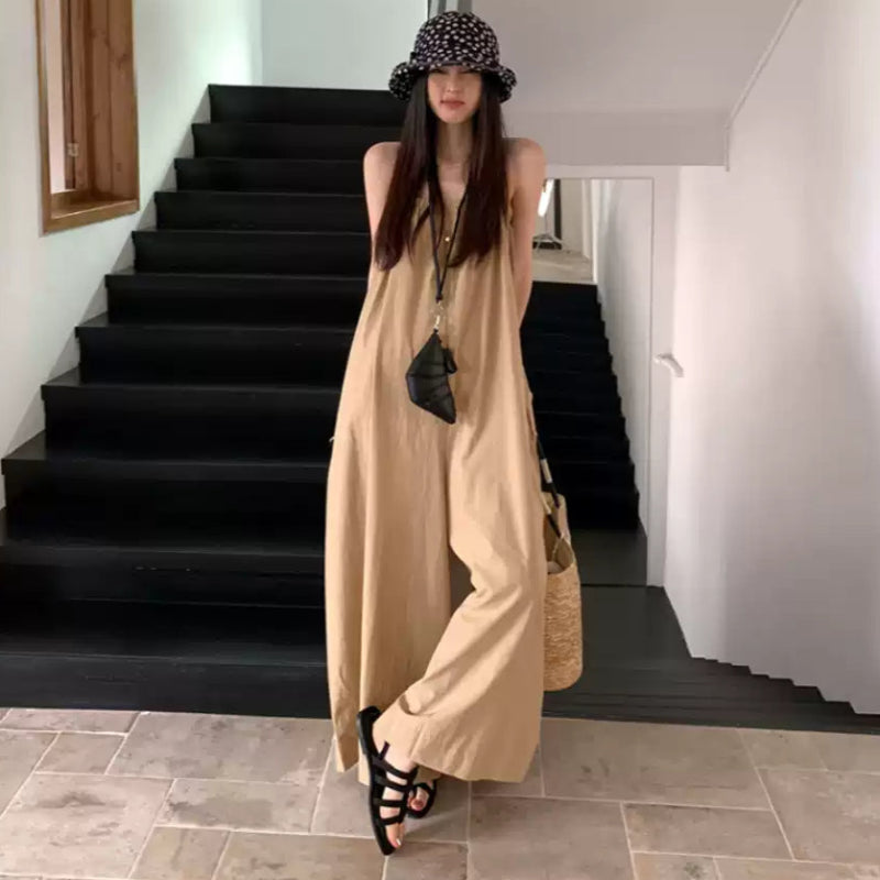 リラクシングサロペットパンツ