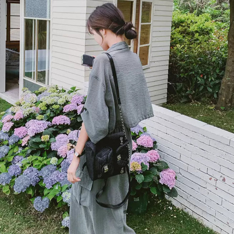 ワークスタイルトップス×スカートセット