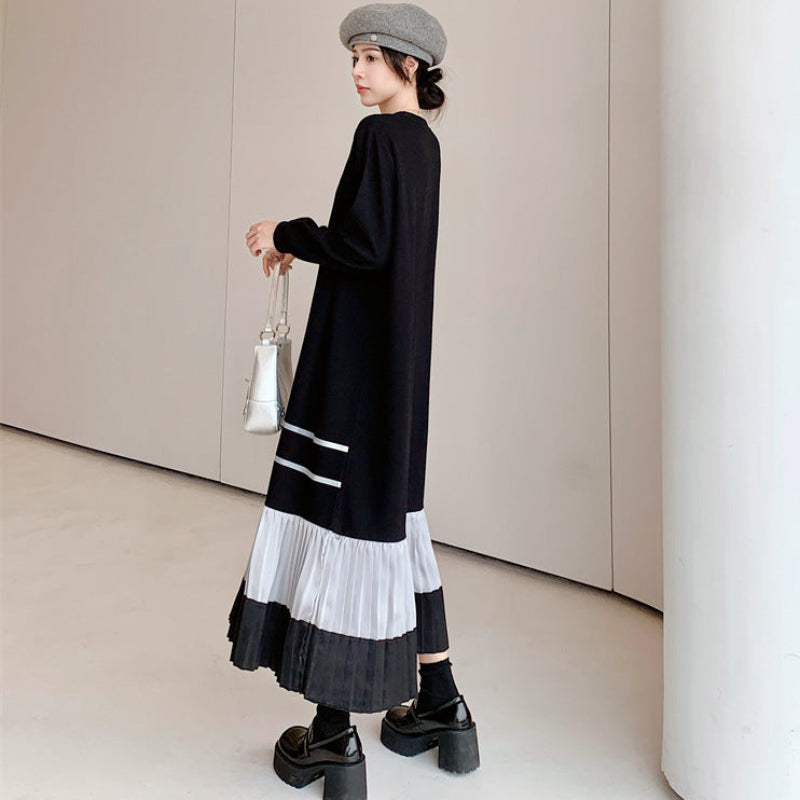 モードライン切り替えフリルワンピース