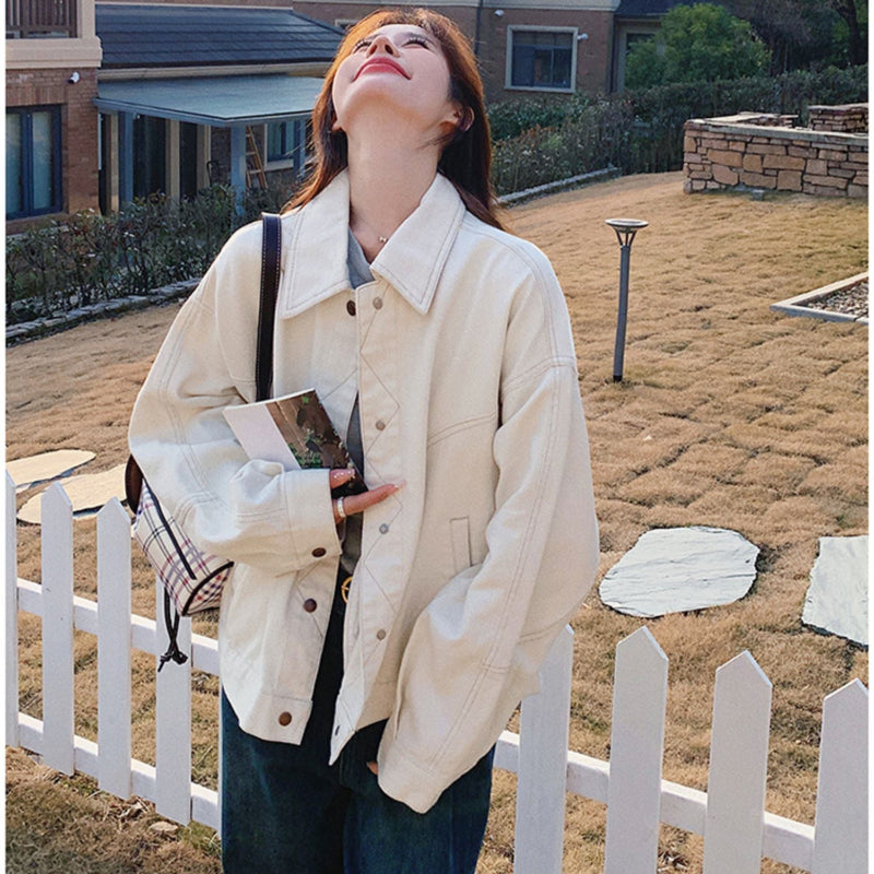 オフホワイトデニムジャケット