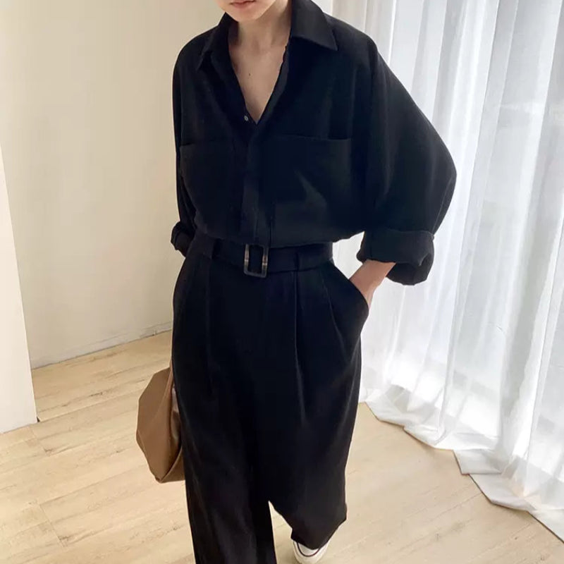 ダブルポケットジャンプスーツ(2colors)