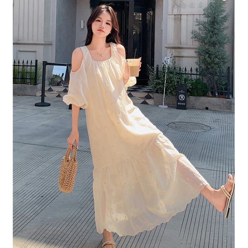 【即納】フレンチオフショルダーワンピース