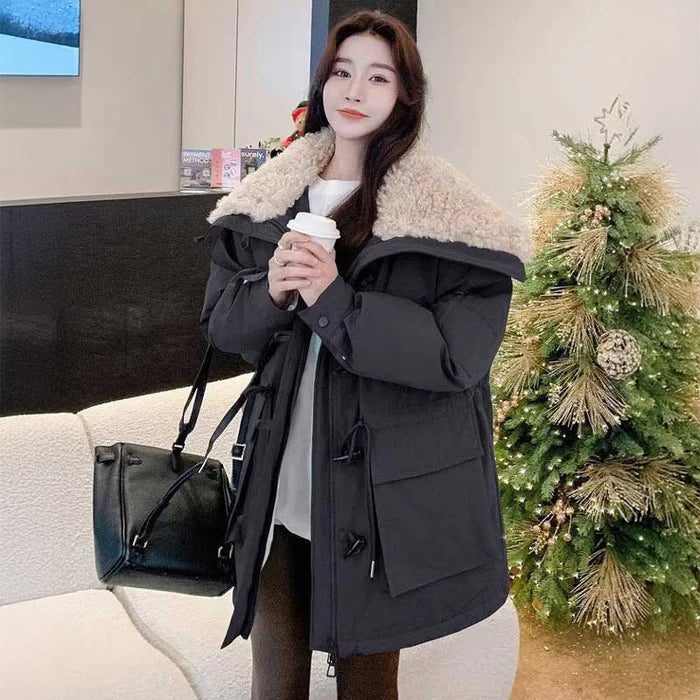 ビックカラー中綿ダッフルコート(2colors)