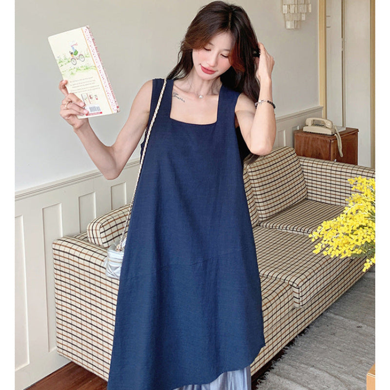 ノースリーブレイヤードワンピース(2colors)