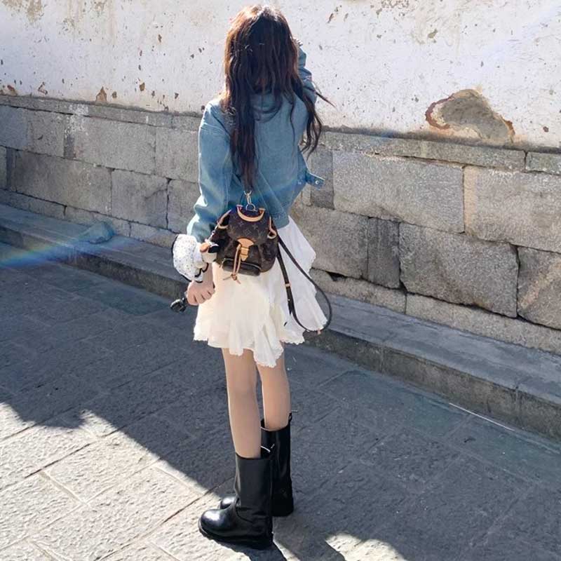 ジップアップデニムジャケット