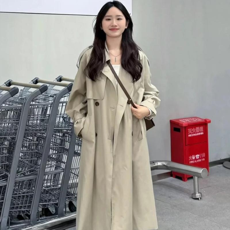 オーバーサイズロングトレンチコート