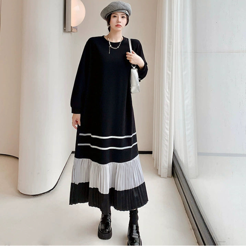 モードライン切り替えフリルワンピース