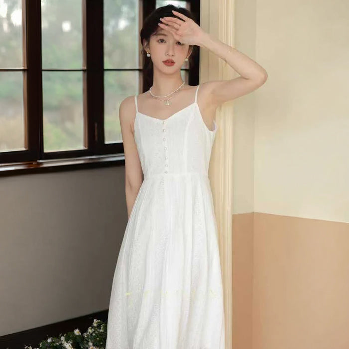 エンブロイダリーレースワンピース