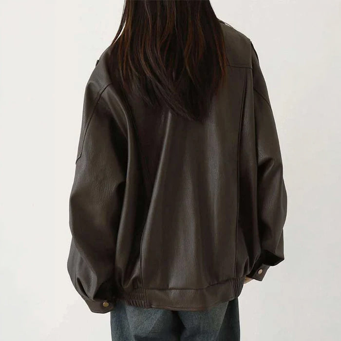 オーバーサイズレザージャケット(2colors)