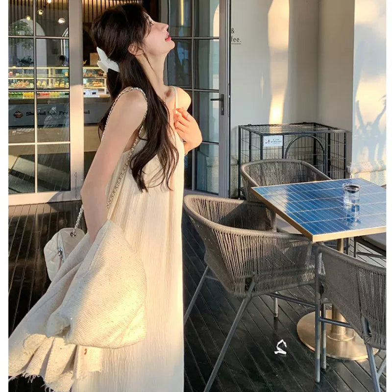 エレガントノーカラーツイードジャケット(3colors)