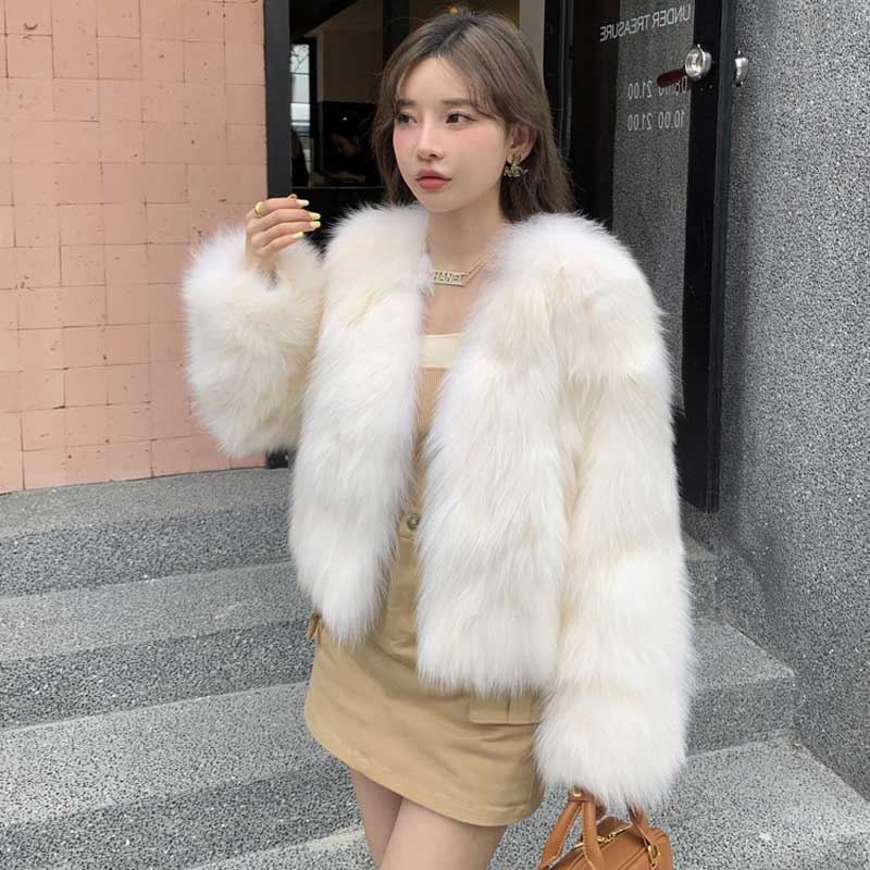 ロングシャギーショートコート(4colors)