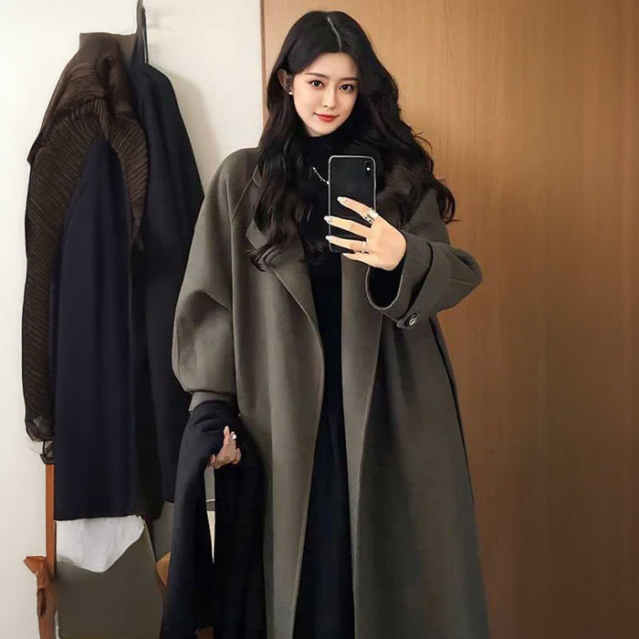 オーバーサイズロングコート(2colors)