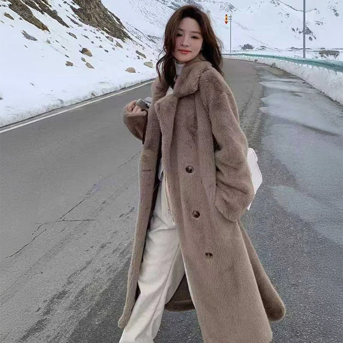 ロング丈ファーコート(3colors)