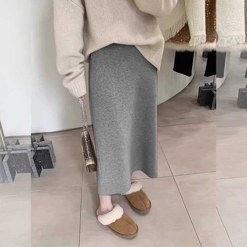 ペンシルニットスカート(8colors)