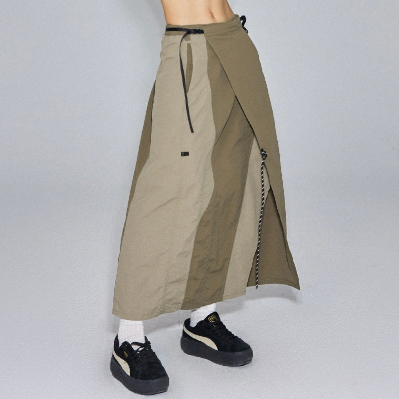 アシンメトリーワークスカート(2colors)