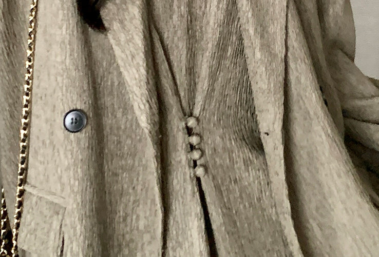 オーバーサイズジャケット×キャミワンピースセット