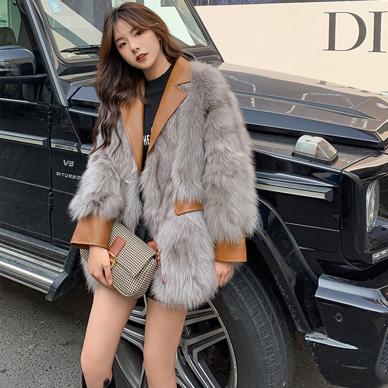 テーラードファーコート(3colors)