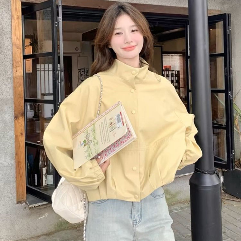 レモンイエローブルゾンジャケット