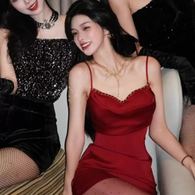 キャミソールセクシーショートドレス