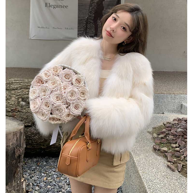 ロングシャギーショートコート(4colors)