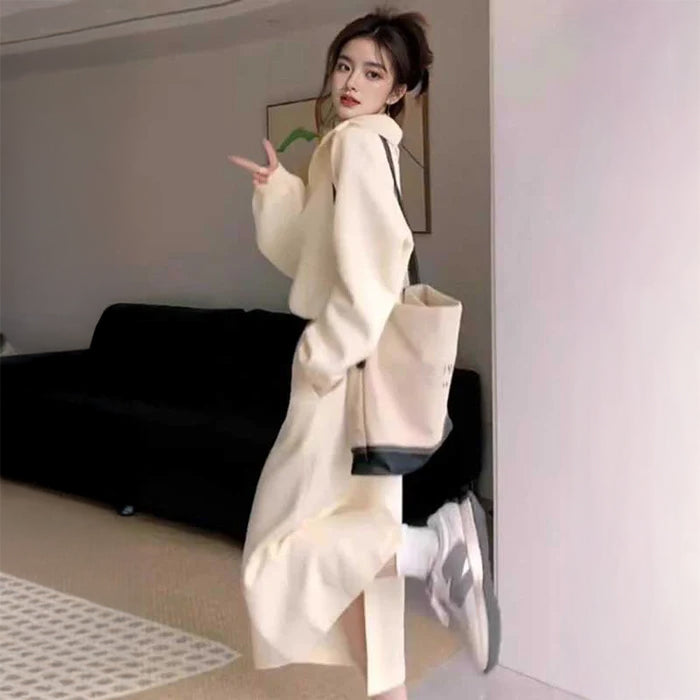 ビックカラートップス×ペンシルスカート