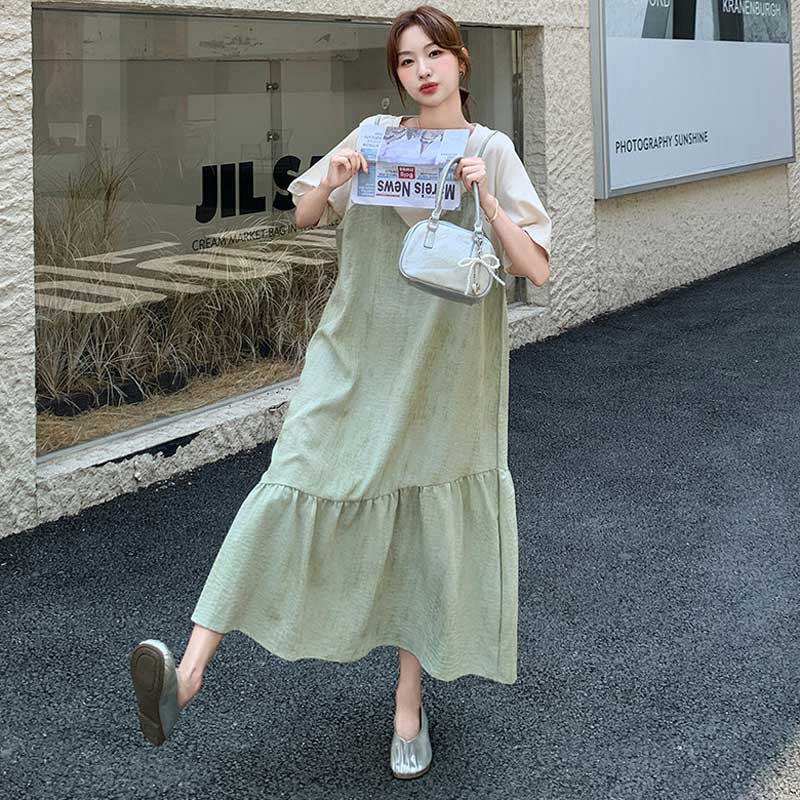 レイヤード風ワンピース