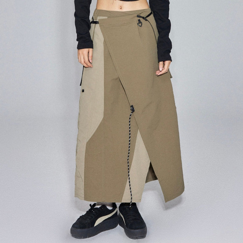 アシンメトリーワークスカート(2colors)