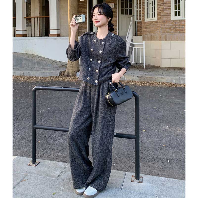 ミックスグレーセットアップ