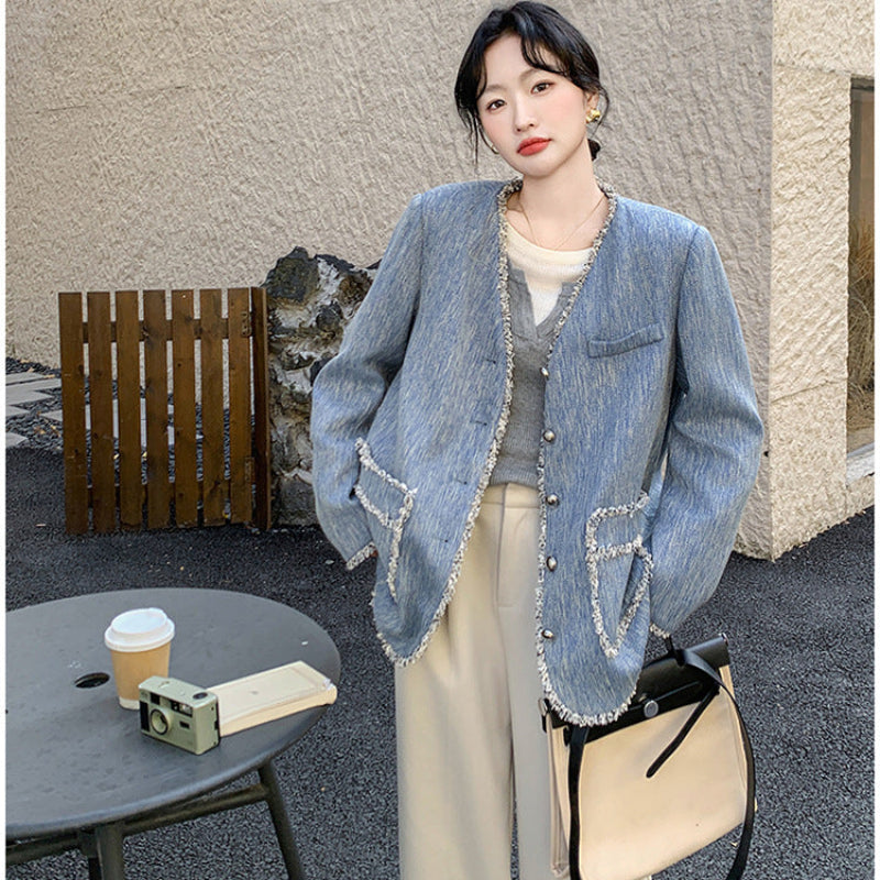 フリンジデザインブレザージャケット