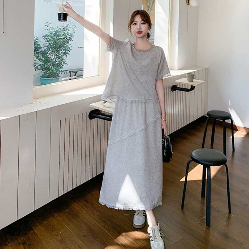 アシンメトリーフリンジセットアップ